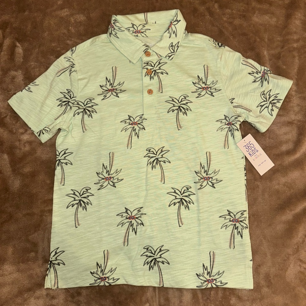 Garanimals 365 Kids NWT Palm Tree Polo Shirt